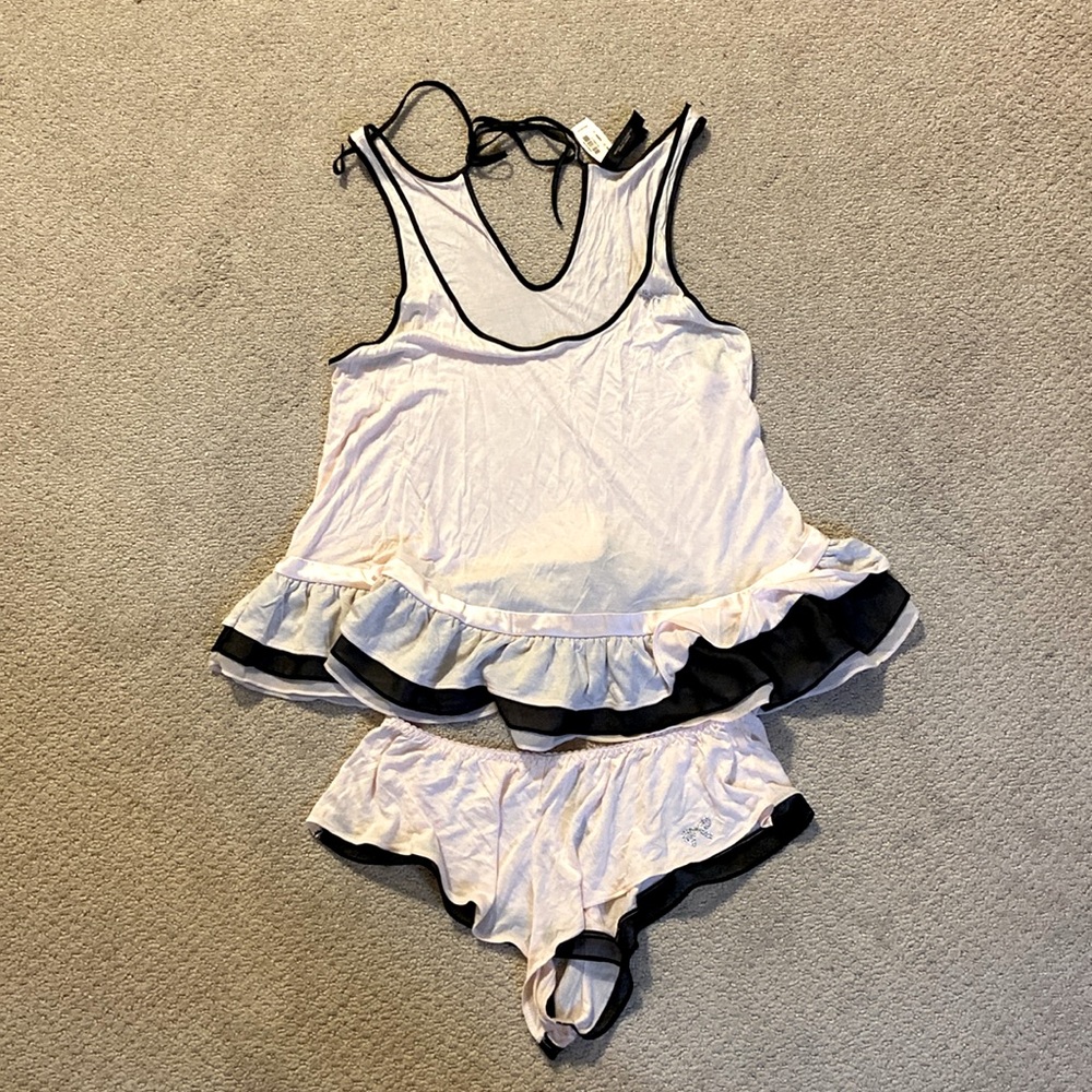 Victoria’s Secret two piece babydoll sleep set.